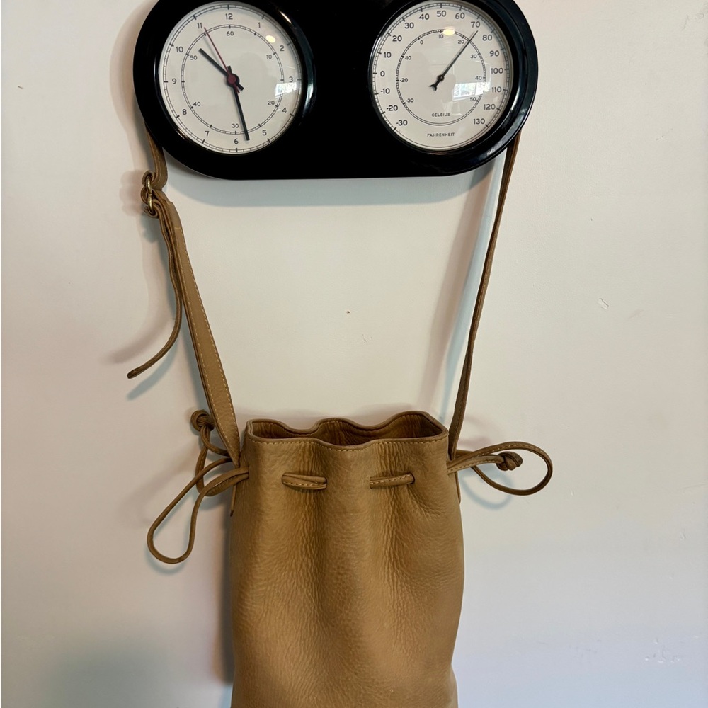 Coach Tan Leather Shoulder Bag